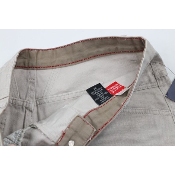 Deadstock Vtg 90s Marithe Francois Girbaud Mens 32 Baggy Denim Jean Shorts Gray - Picture 6 of 11